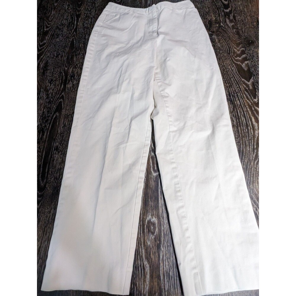 LL Bean Women Beige Straight Leg Pants Size 6 Regular